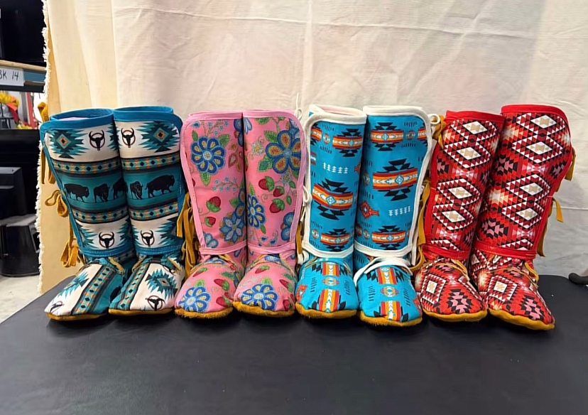Tall Wrap Mukluk handmade moccasins